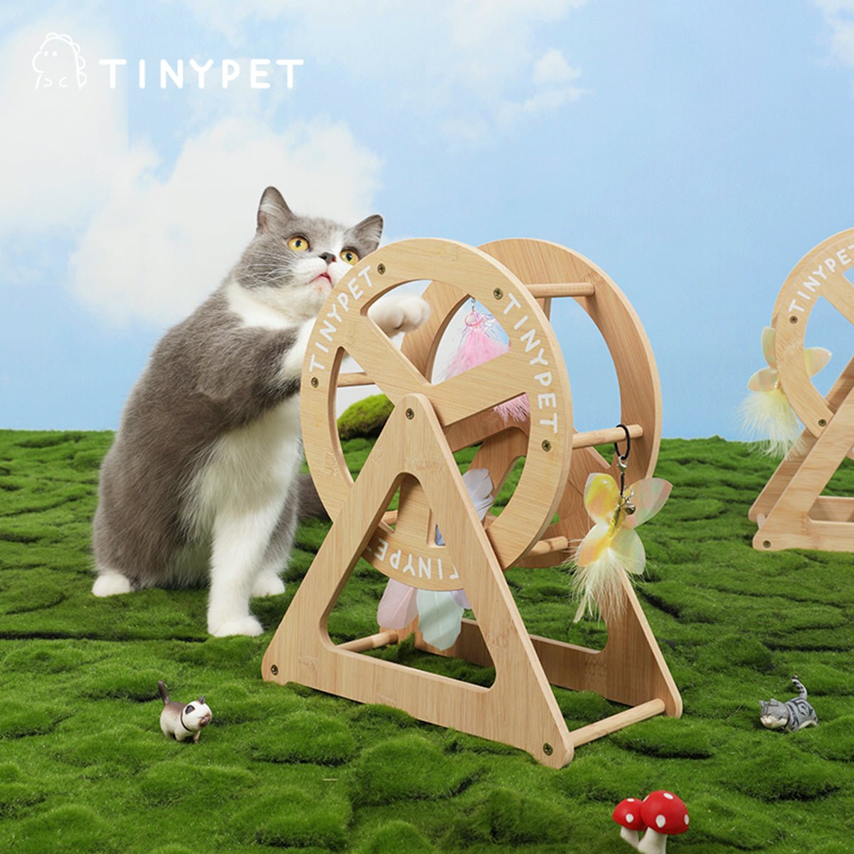 Wonder Wheel Cat Playing Toy-1